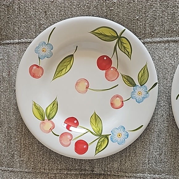 Tabletop Gallery Cherry Blossom Cookie Jar w/ 2 plates - Picture 6 of 9